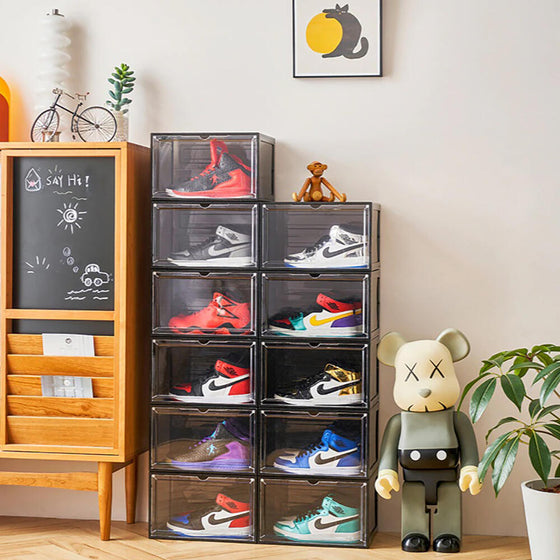 Cajas para sneakers apilables 4 unidades