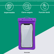 Funda impermeable para móvil táctil