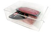 Organizador frigorífico transparente apilable