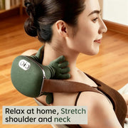 Masajeador de cuello térmico portátil