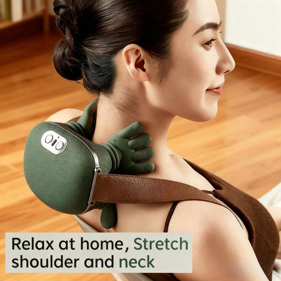 Masajeador de cuello térmico portátil