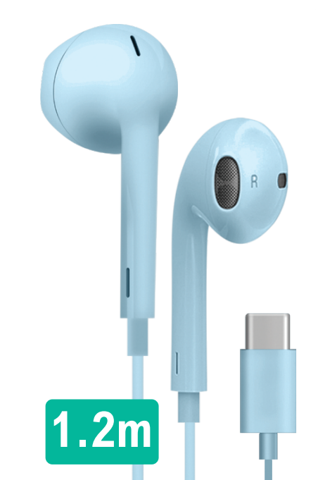 Auriculares Tipo C con micrófono HD