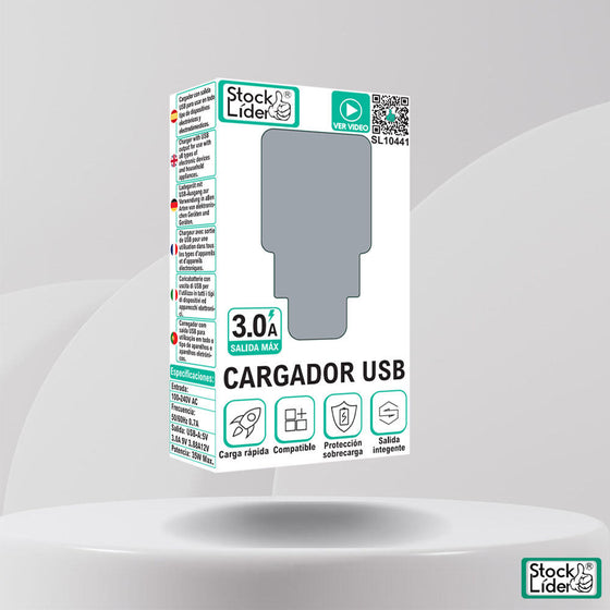 Cargador USB rápido 3.0A | Novarso