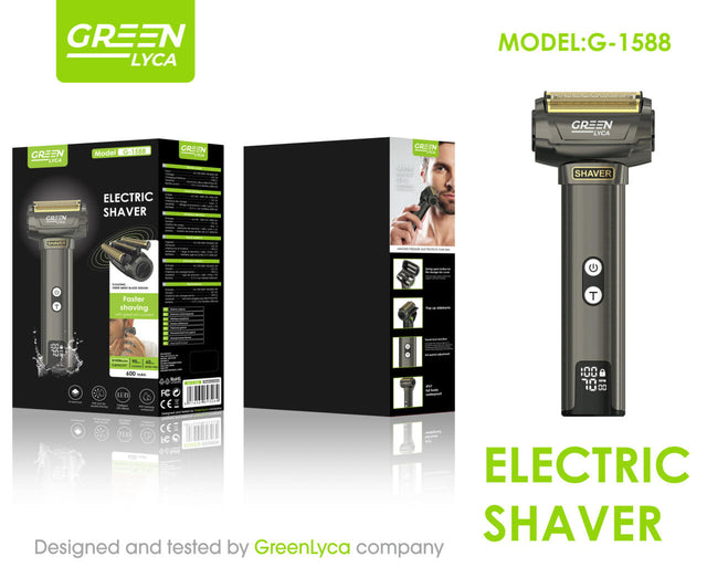 Afeitadora eléctrica recargable para hombre