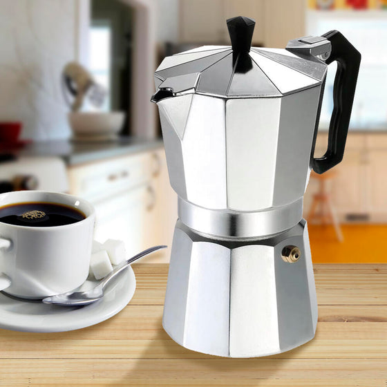 Cafetera italiana inducción 6 tazas