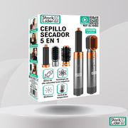 Cepillo secador 5 en 1 para peinar fácil