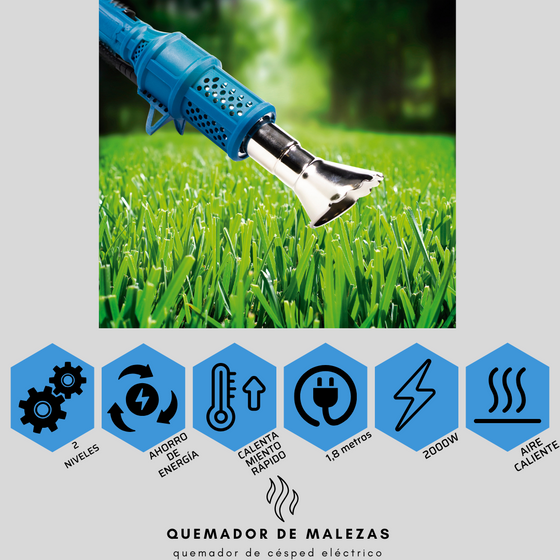 Quemador eléctrico malas hierbas | Novarso