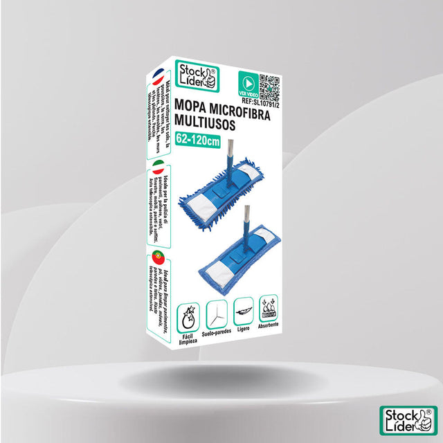 Mopa microfibra multiusos liso para hogar