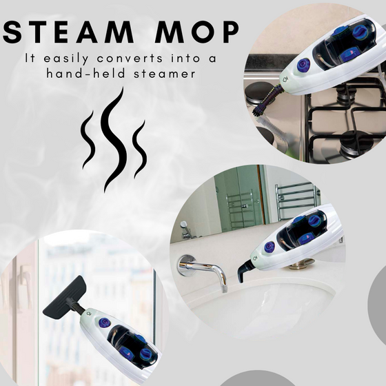 Mopa a vapor multifunción para casa