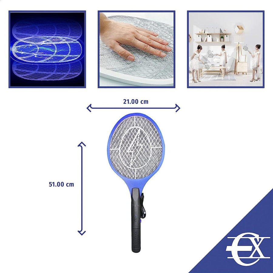 Raqueta matamoscas USB recargable