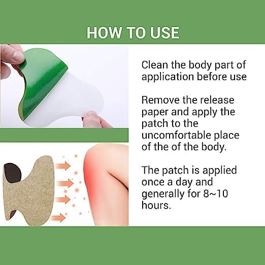 Parches para dolor de rodilla | Calor Moxa