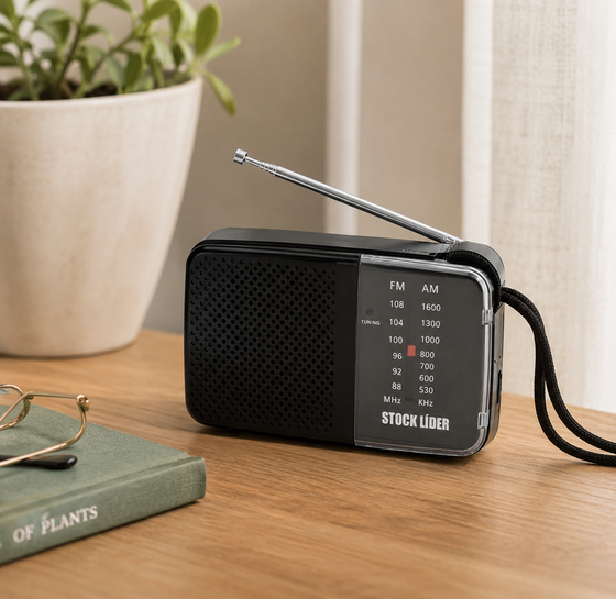 Radio AM FM portátil compacta