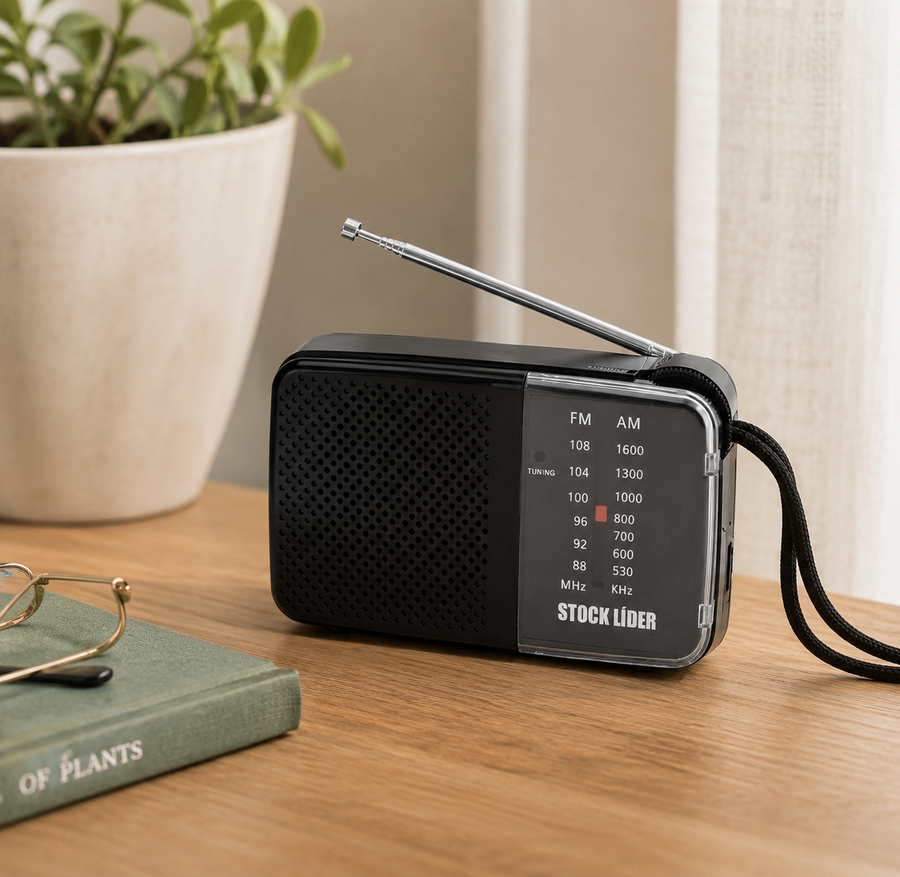 Radio AM FM portátil compacta