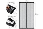 Mosquitera magnética para puerta automática
