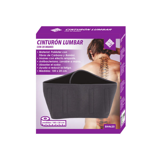 Faja lumbar ortopédica unisex magnética