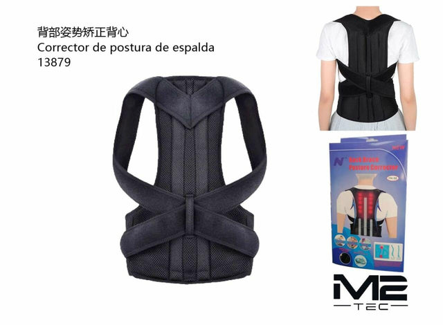 Corrector de postura ajustable ergonómico