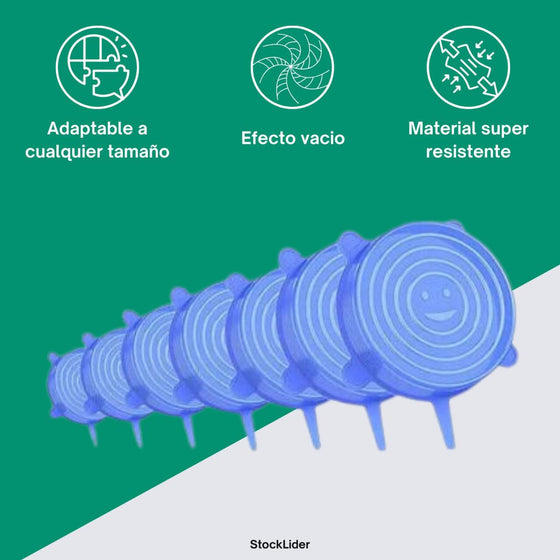 Tapa silicona multiusos para conservar mejor