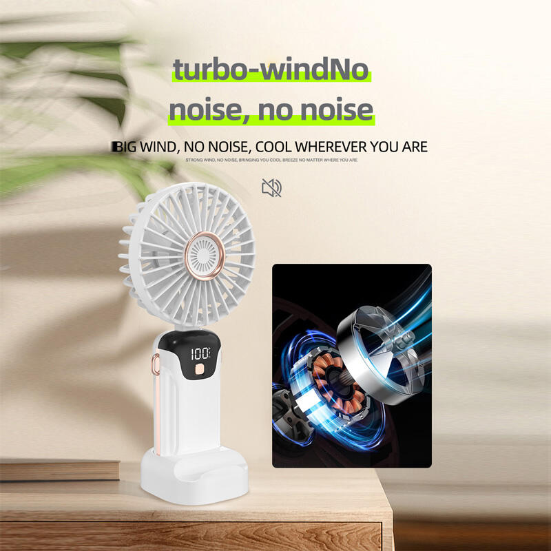 Ventilador de mano digital portátil