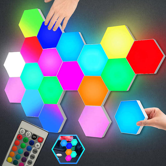 Set de 3 luces LED colores con mando