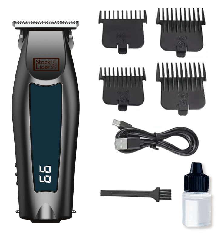 Máquina cortapelo recargable LCD