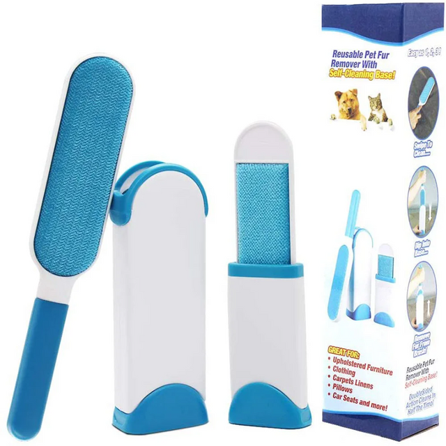 Cepillo para mascota quita pelos reutilizable