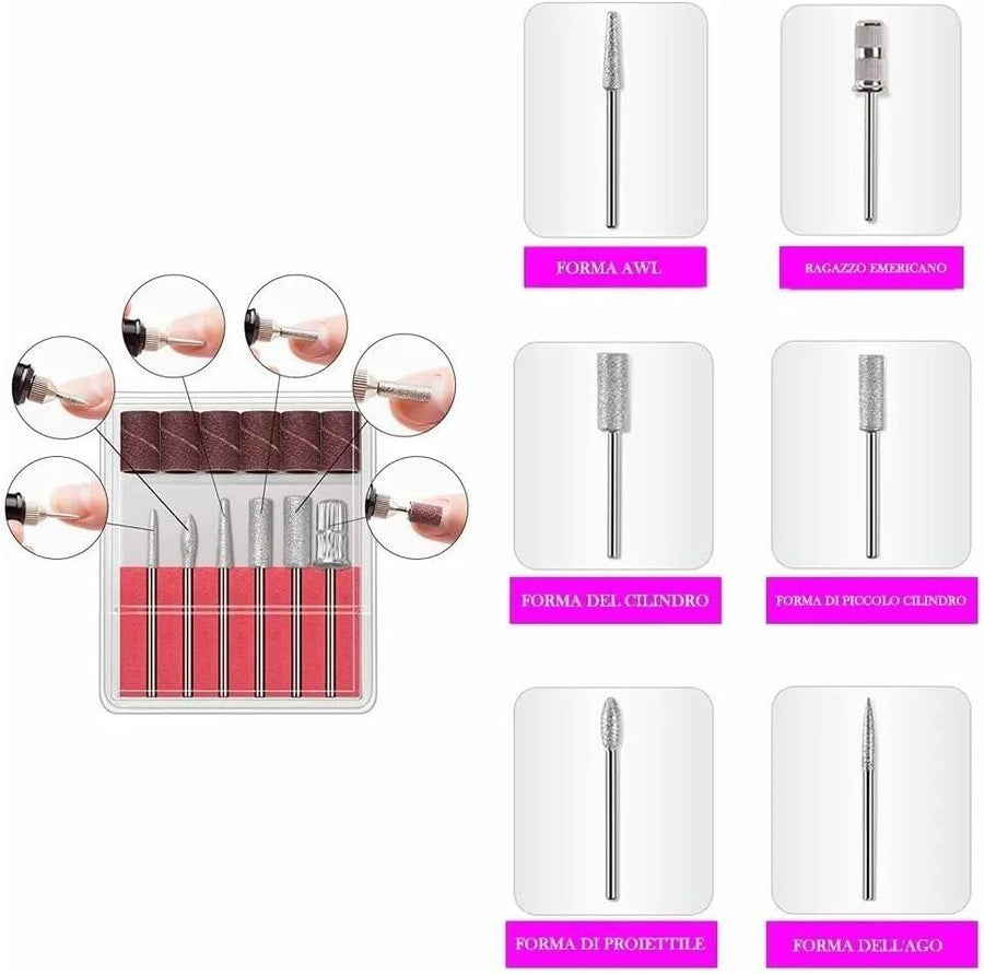 Set manicura pedicura eléctrico en casa