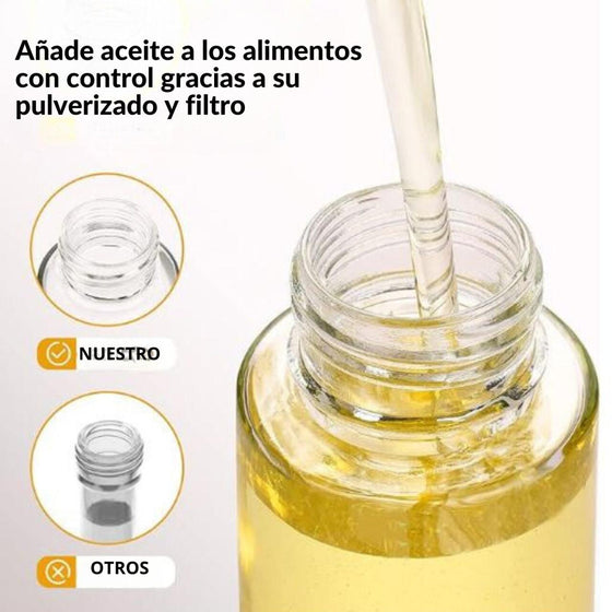 Pack pulverizador de aceite con brocha