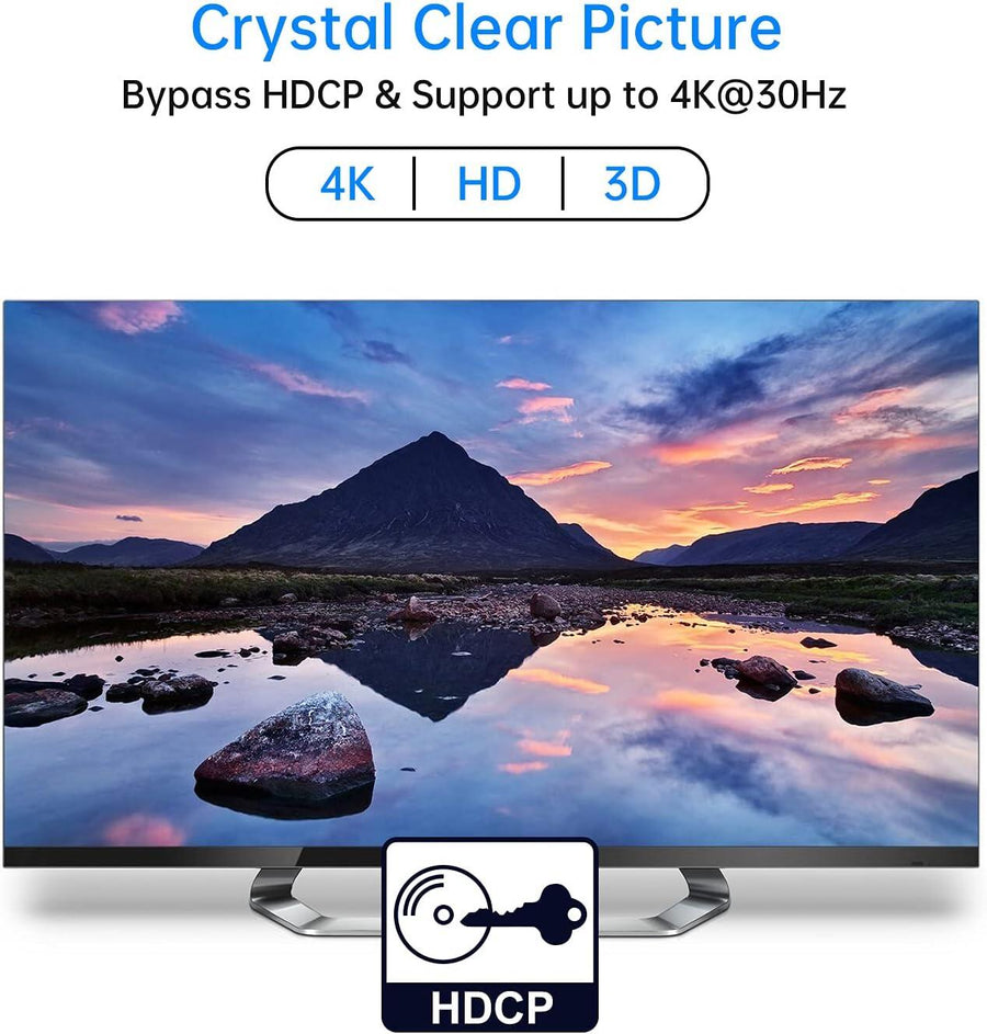Divisor HDMI 4K 1x2 para 2 pantallas
