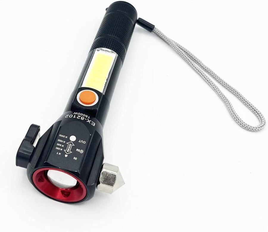 Linterna táctica LED recargable USB