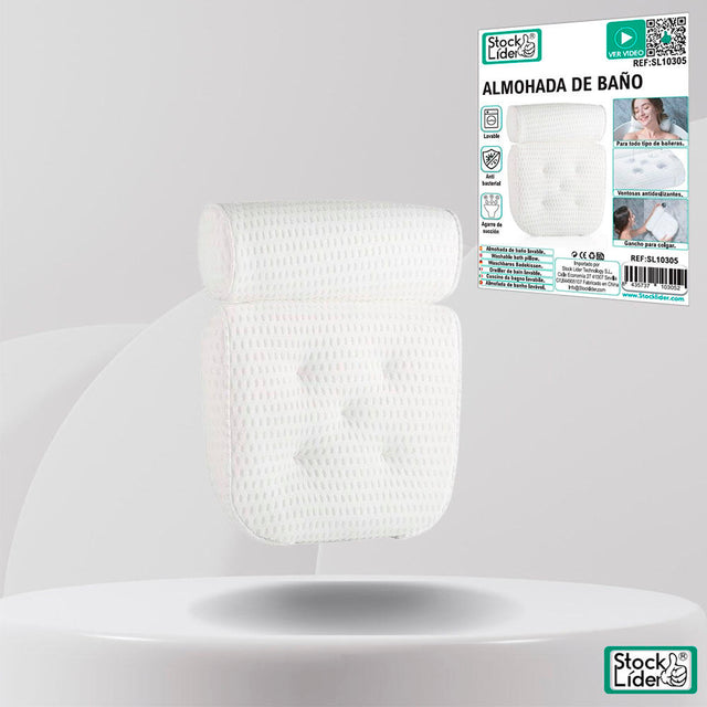 Almohada de baño antideslizante