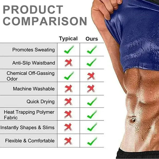 Faja sauna gym unisex para entrenar