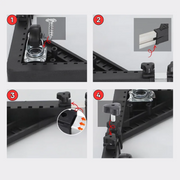 Base móvil ajustable para muebles y electrodomésticos
