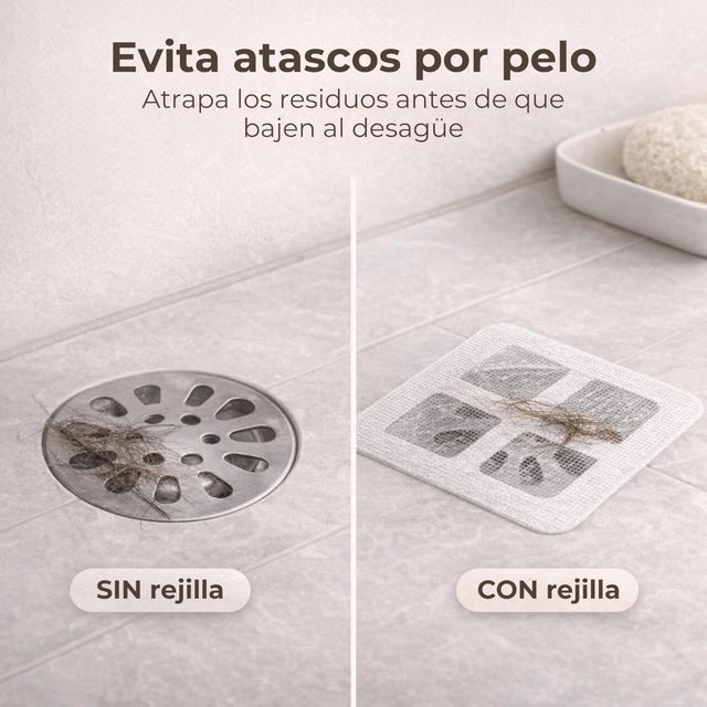 Parches coladores para desagüe adhesivos
