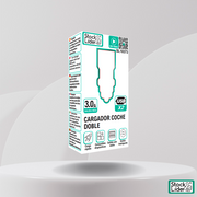 Cargador coche doble USB para móvil