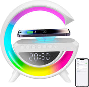 Altavoz Bluetooth con lámpara y carga Qi