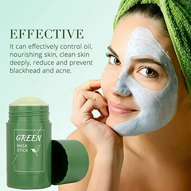 Mascarilla té verde en barra facial