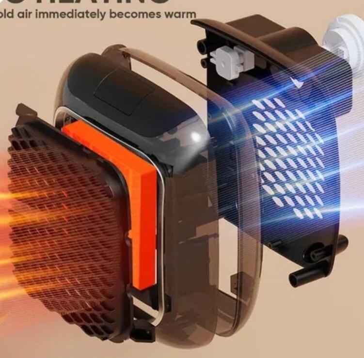 Calefactor Portátil 800W cerámico compacto