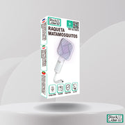Raqueta matamosquitos recargable UV
