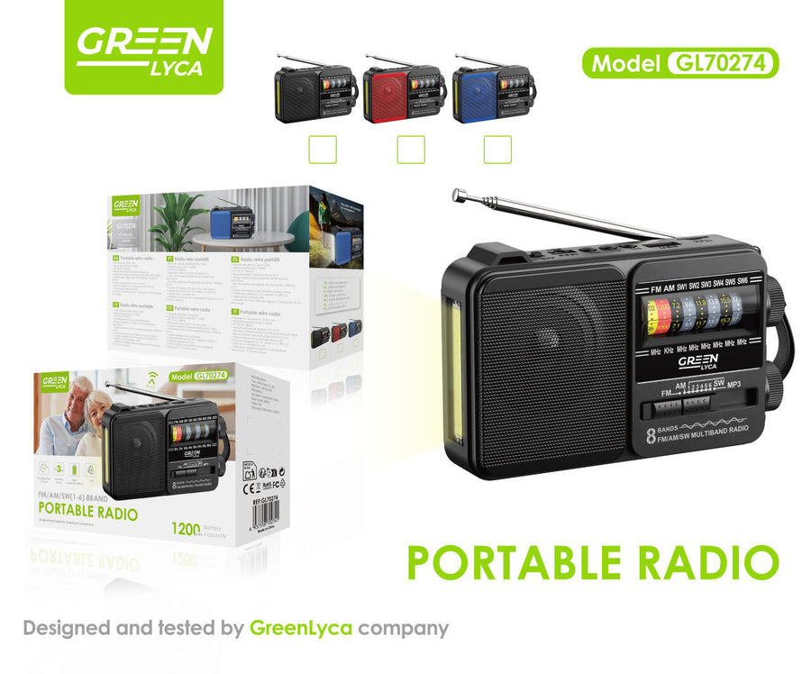 Radio portátil para no perder señal