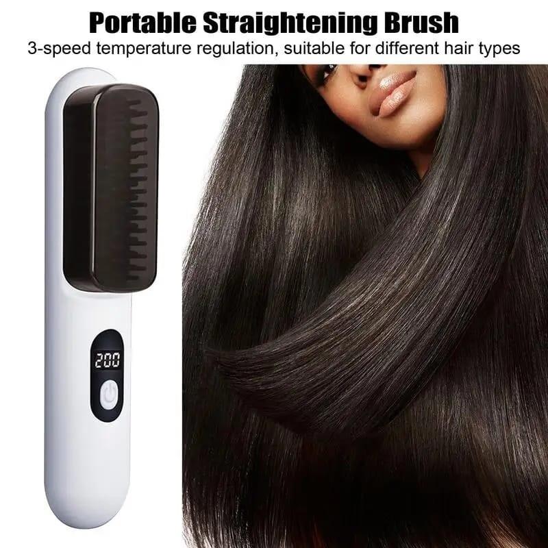 Pelo más liso, sin enchufes