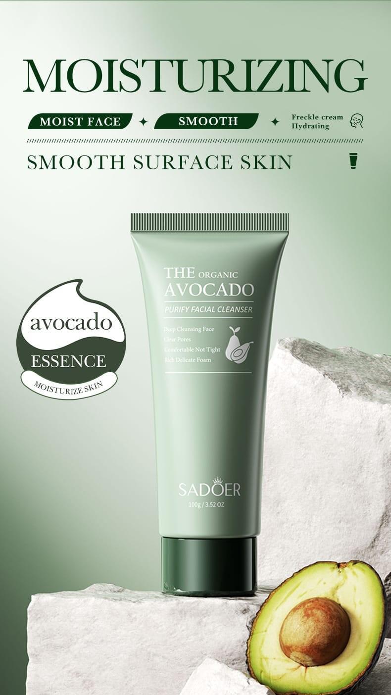 Limpiador facial aguacate orgánico purificante