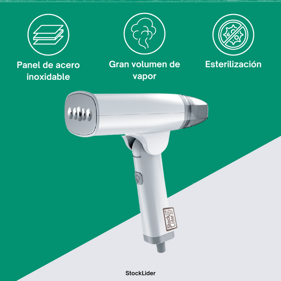 Plancha de vapor vertical portátil