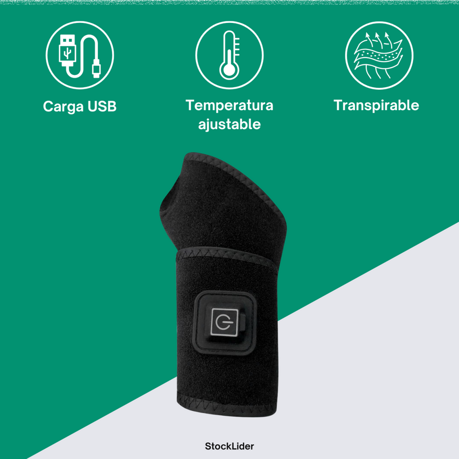 Muñequera térmica ajustable USB