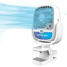 Ventilador humidificador con pinza portátil