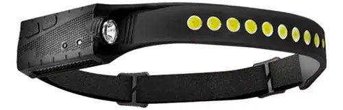 Linterna frontal LED recargable