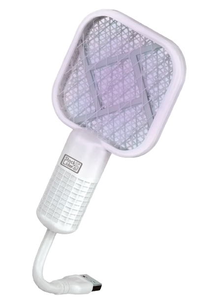 Raqueta matamosquitos recargable UV