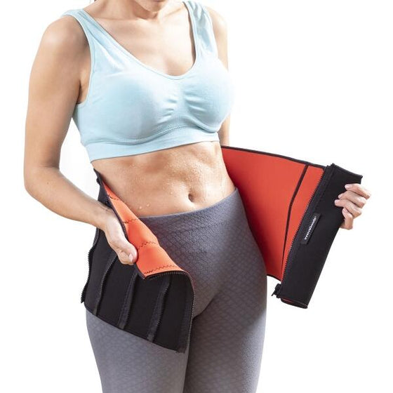 Faja deportiva efecto sauna negra