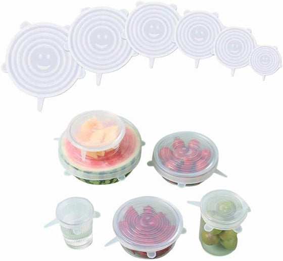 Tapa de Silicona Reutilizable para Alimentos