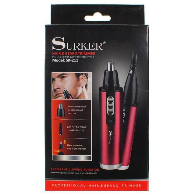 Surker Rojo recortador nariz y orejas