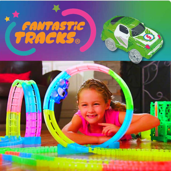 Pista de carreras flexible que brilla